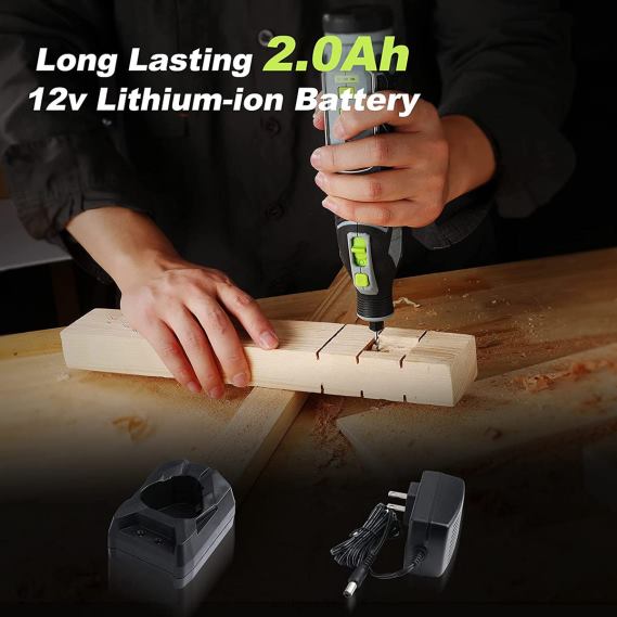 Kit de herramientas rotativas inalámbricas de 12v para manualidades y bricolaje. WORKPRO JDN8Z226 moderno herramienta