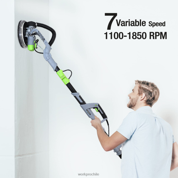 Lijadora eléctrica para paneles de yeso de 720w con aspiradora WORKPRO JDN8Z228 moderno herramienta