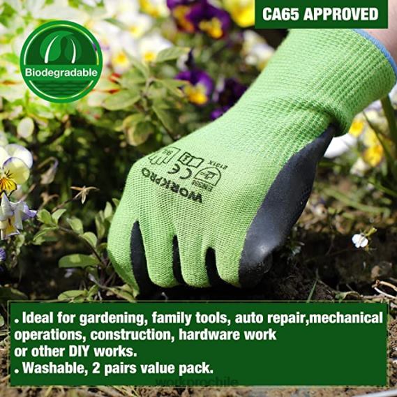 Motosierra inalámbrica, juego de herramientas de jardín de 7 piezas, 2 pares de guantes de jardín y rodilleras de jardín. WORKPRO JDN8Z314 útil herramienta